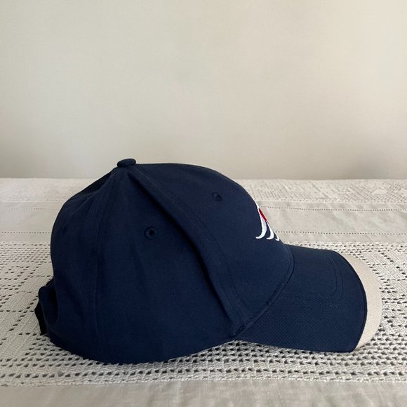 Disney Cruise Line Mickey Mouse adjustable baseball hat navy, beige, white & red - Picture 5 of 8